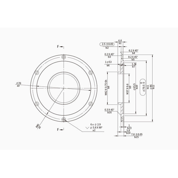 Adaptateur CAA / M42