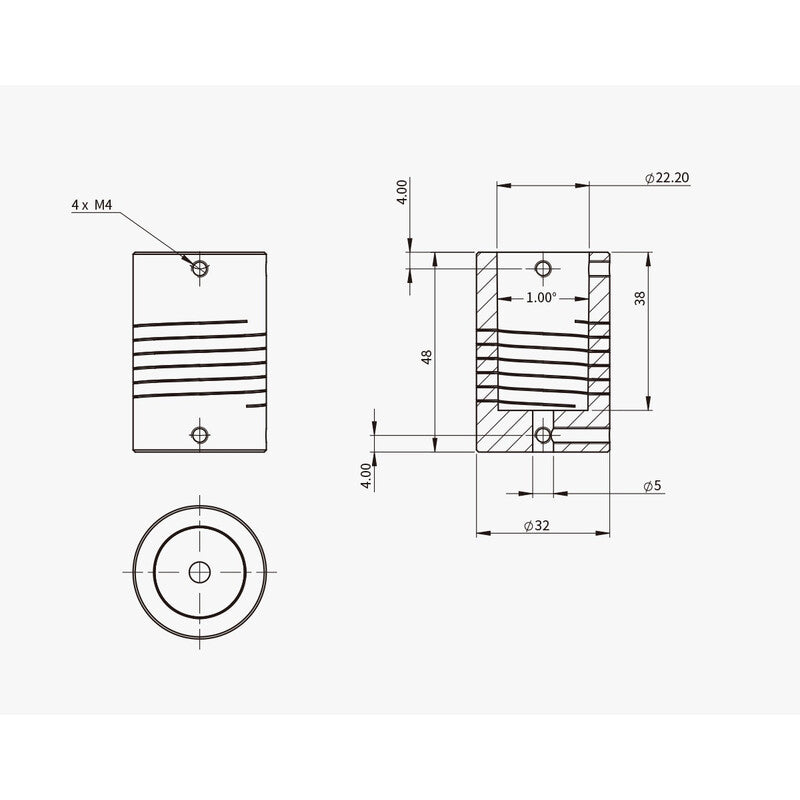 Adaptateur pour système de mise au point motorisée EAF sur Celestron C11 & C14