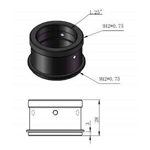 Adaptateurs Bague T2 vers 1,25"