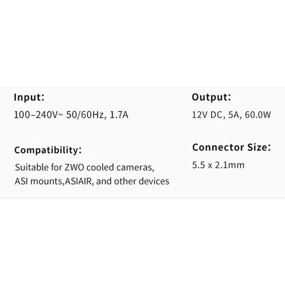 Alimentation électrique 12V 5A