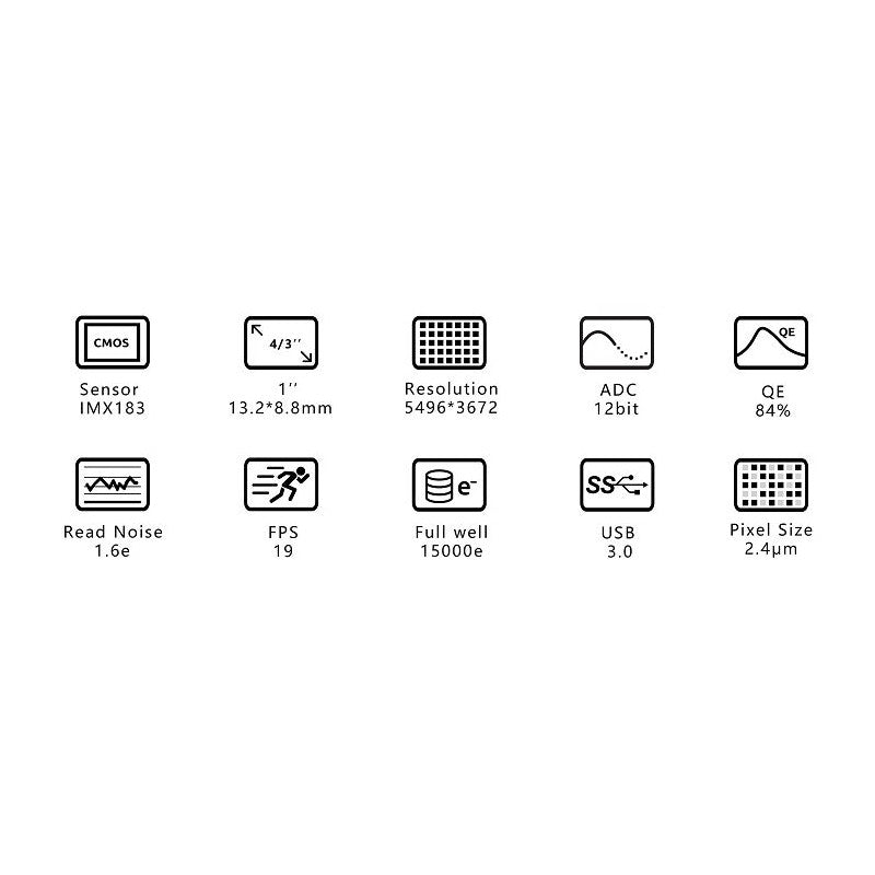 Caméra ASI 183 MC Color