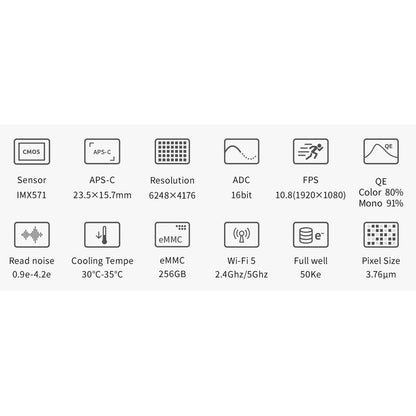 Caméra ASI 2600 MM-Air Mono