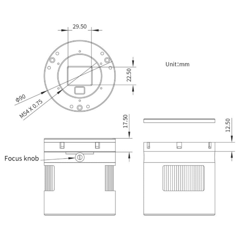 Caméra ASI 2600 MM DUO Mono