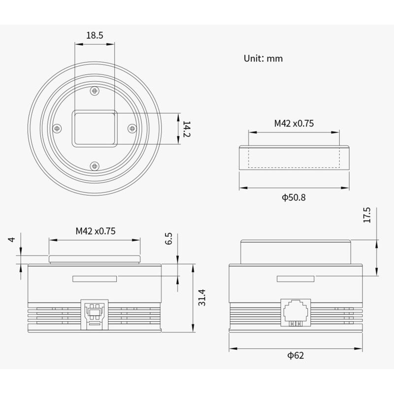 Caméra ASI 585 MC Color