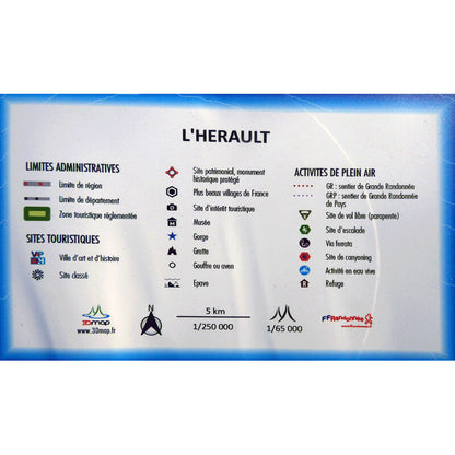 Carte régionale L'Hérault