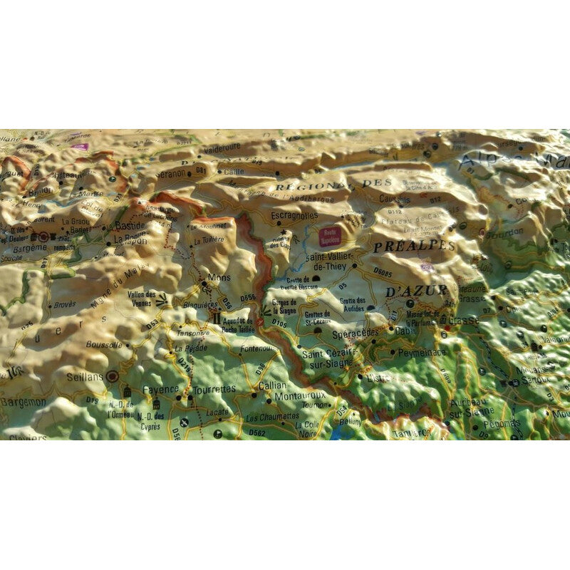 Carte régionale Le Var