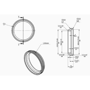 Tube allonge 7,5 mm M54