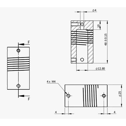 Adaptateur pour système de mise au point motorisée EAF sur Celestron C8 & C9.25