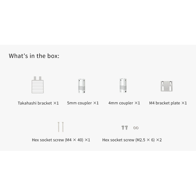 Adaptateur pour système de mise au point motorisée EAF sur Takahashi