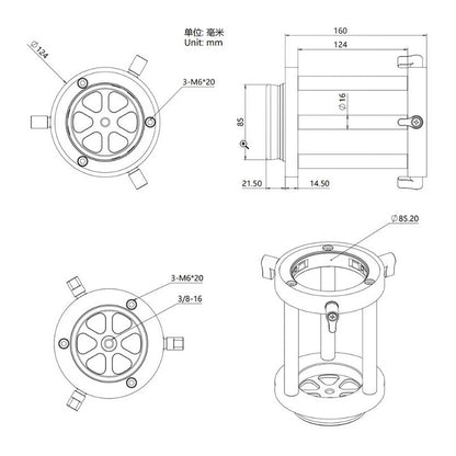 Extension de colonne PE160 pour AM5 / AM3