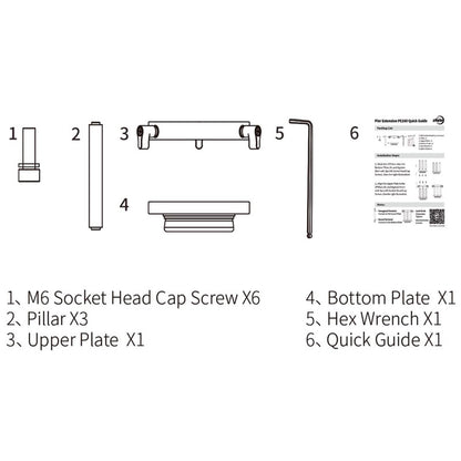 Extension de colonne PE160 pour AM5 / AM3